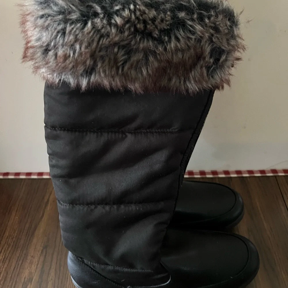 Women's Lands End Black Winter‎ Boots